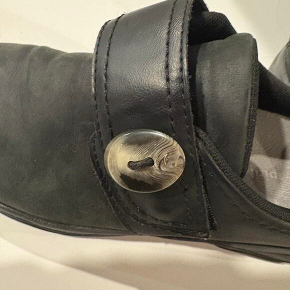 Black leather clogs leatherclogs - Picture 6 of 7